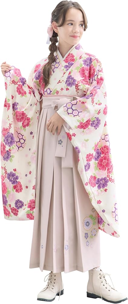 Amazon | [アリサナ] 袴 小学生 セット 卒業式 女の子 着付け不要 簡単