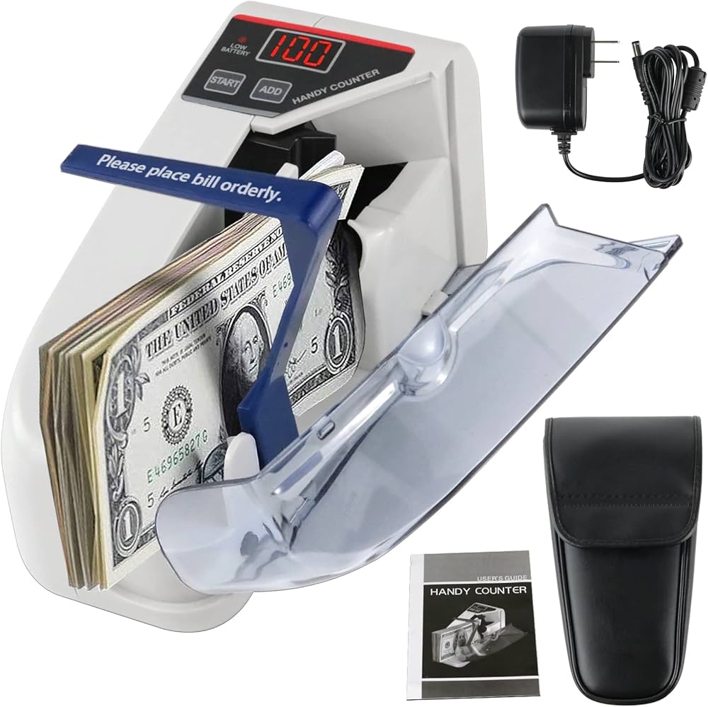 Amazon | マネーカウンター自動紙幣計算機 マネーカウンター 小型 お札