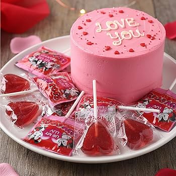 Amazon.com: Adams & Brooks Luv Pops Cherry Flavored Lollipops