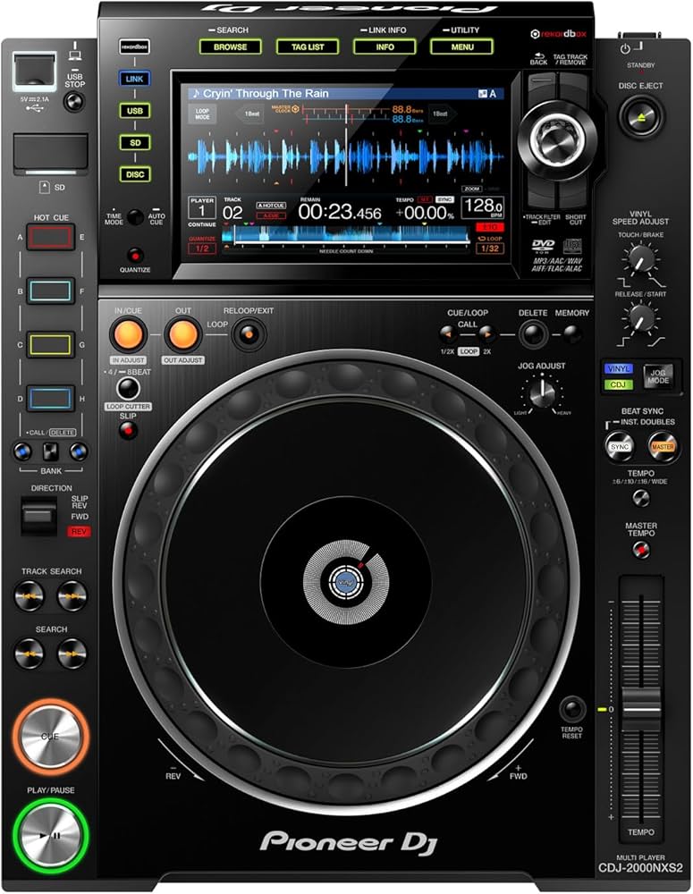 Amazon.com: Pioneer DJ CDJ-2000NXS2 - DJ CD Player/Media Player