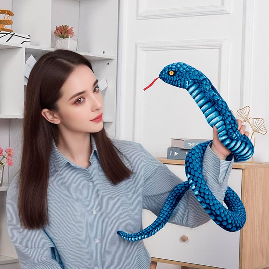 Amazon.co.jp: Holiberty コブラ ヘビぬいぐるみ ロングスネーク