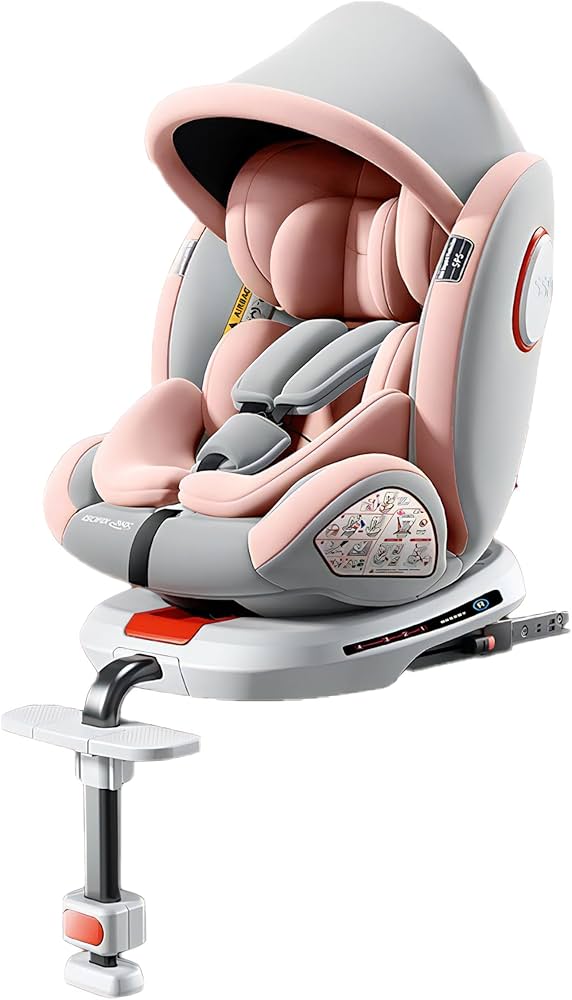 Amazon | チャイルドシート 360度 回転式 ISOFIX対応 成長に合わせて