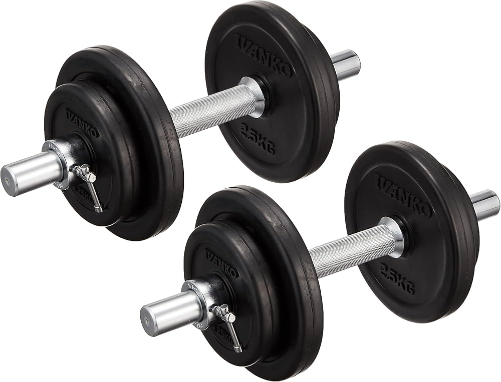 Amazon | IVANKO(イヴァンコ) ラバーダンベルセット(ノーマルバー