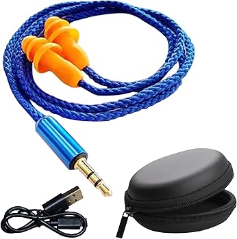 Amazon.co.jp: Felimoa 耳栓イヤホン 耳栓形状 プラグ ノイズ抑制 収納