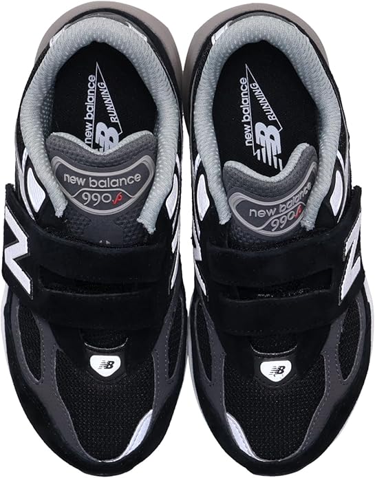 Amazon | [ニューバランス] スニーカー 990 キッズ PV990BK6 ブラック