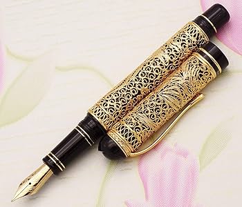 Amazon | Lanxivi HERO 3000 18K 純金ペン先 万年筆 帝国裁判所