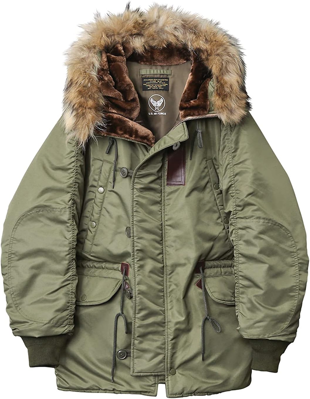 Amazon | [WAIPER] inc 米軍 AIR CREW N-3 フライトジャケット リアル