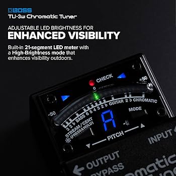 Amazon.com: BOSS TU-3W Waza Craft Compact Chromatic Tuner