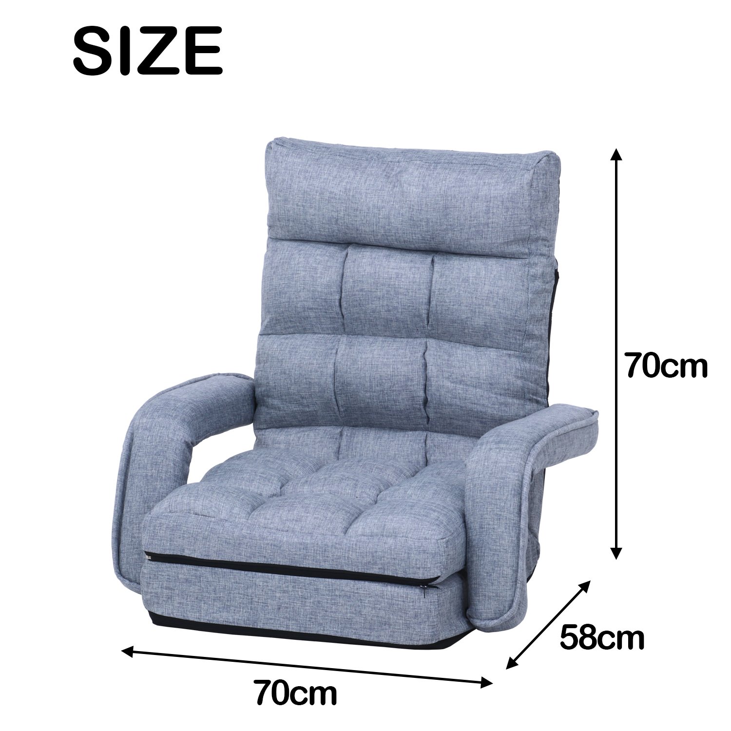 Amazon｜不二貿易 一人掛けソファ 4way チェア 42段ギア