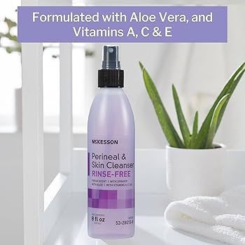Amazon.com: McKesson Perineal Skin Cleanser with Aloe, 8 oz [Pack