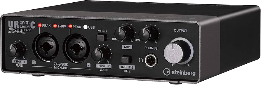 Amazon.com: Steinberg UR22C 2x2 USB 3.0 Audio Interface with