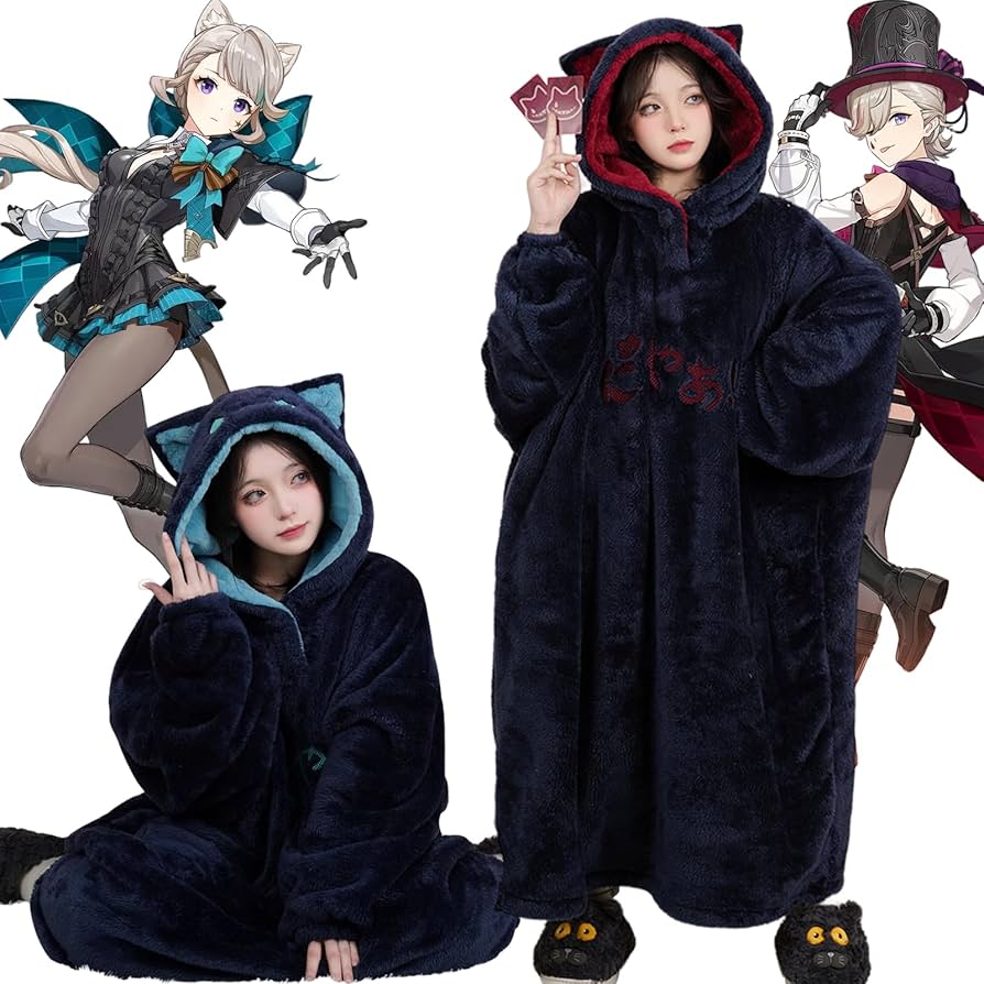 Amazon | 原神 グッズ リネ リネット 猫耳 着ぐるみ パジャマ 大人用