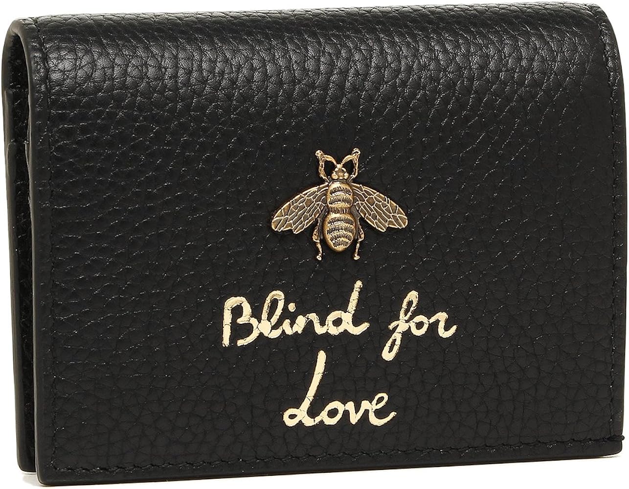 Amazon | グッチ カードケース GUCCI 460185 A7M0T 1000 ANIMALIER BEE