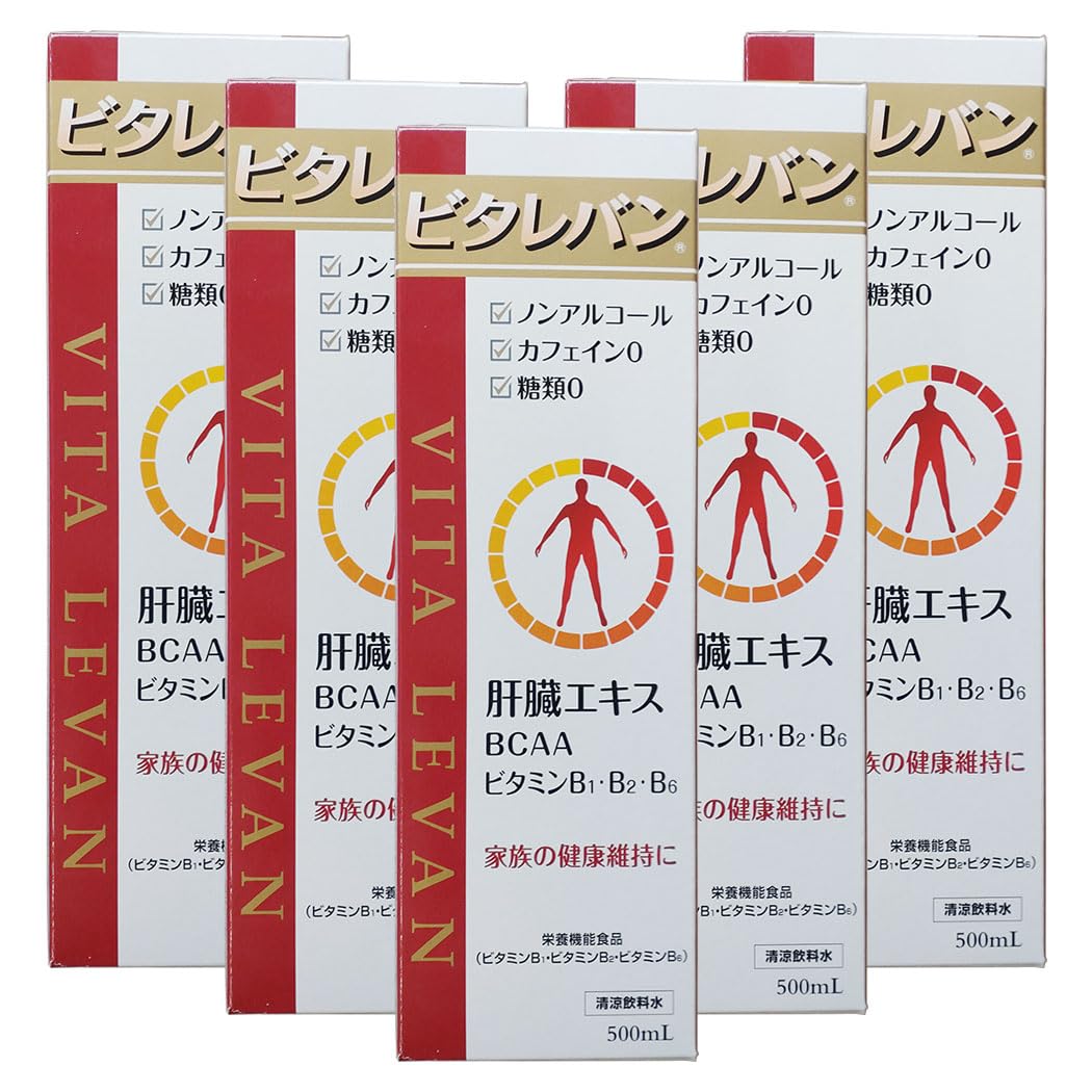 Amazon | ビタレバン 500mL ×5個セット 肝臓エキス BCAA ビタミンB1
