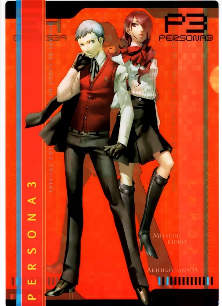 Amazon.co.jp: ペルソナ3 クリアファイル / B 桐条美鶴 & 真田明彦