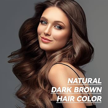 Amazon.com : JIESSIA Dark Brown Hair Dye Shampoo 3 IN 1, 16.9 Fl