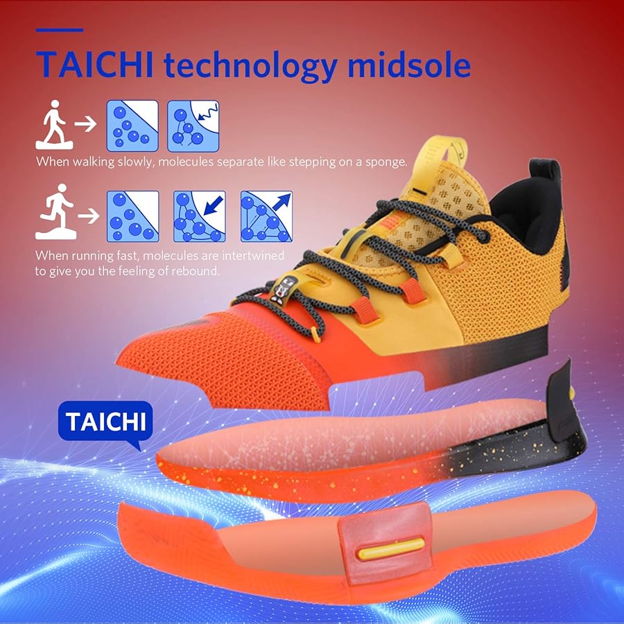 Amazon.com | PEAK Mens Flash Basketball Shoes Underground Taichi
