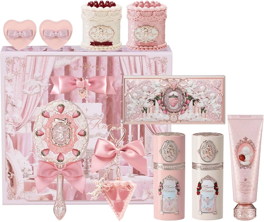 Amazon.com : Flower Knows Cake Charm Set,Strawberry Cupid 12-Piece