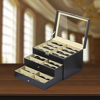 Amazon.com: AUTOARK Leather 24 Piece Eyeglasses Storage and