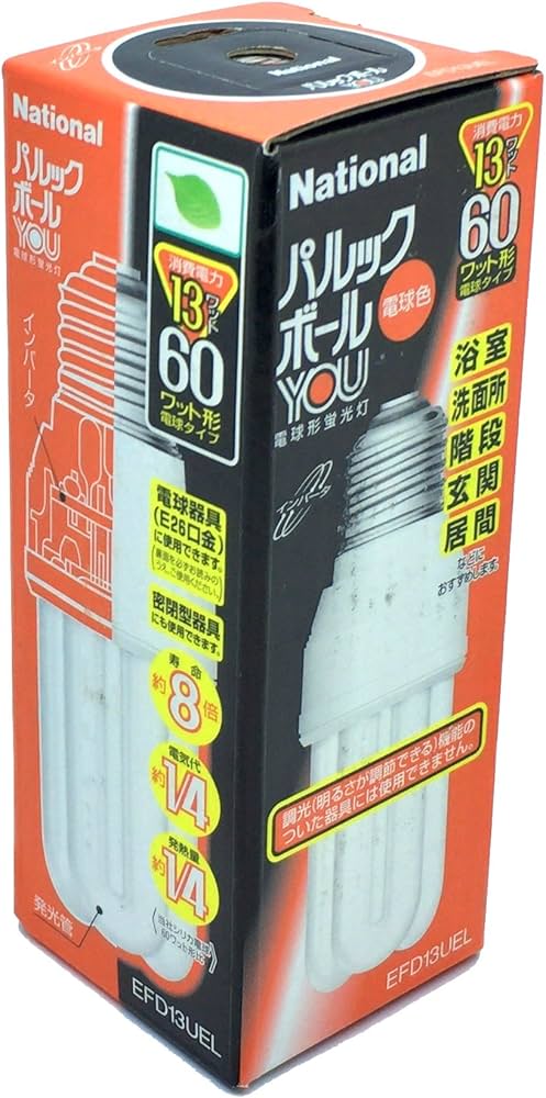 Amazon | パナソニック ナショナル パルックボールYOU EFD13UEL 60