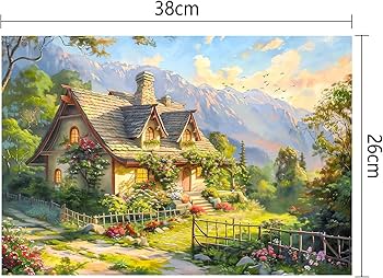 Amazon | (38x26cm)CHengQiSM 1000ピース ジグソーパズル マイクロ