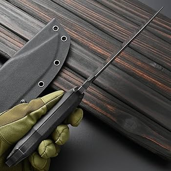 Amazon.com : Sitivien ST20 Fixed Blade Knife 8MM Thick N690
