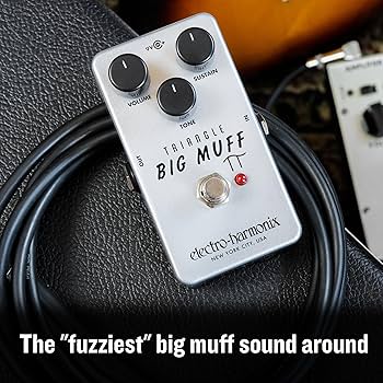Amazon.com: Electro-Harmonix Triangle Big Muff Pi Fuzz Pedal