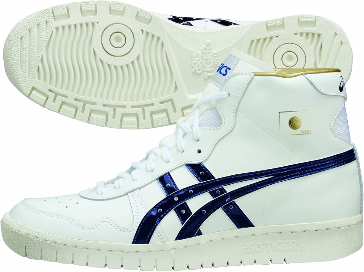 Amazon | アシックス(asics) ファブレジャパンL（ホワイト/ネイビー