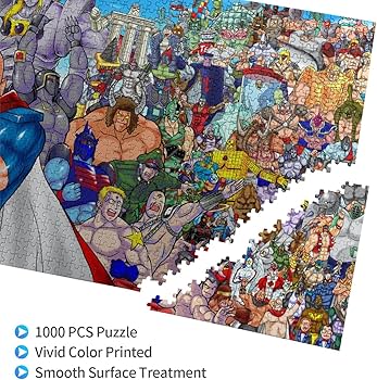 Amazon | キン肉マン ジグソーパズル 絵パズル 1000ピース 知育 脳