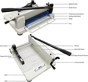 Amazon.co.jp: HFS(R) ペーパーカッター (A4 ホワイト) 大型裁断機 400