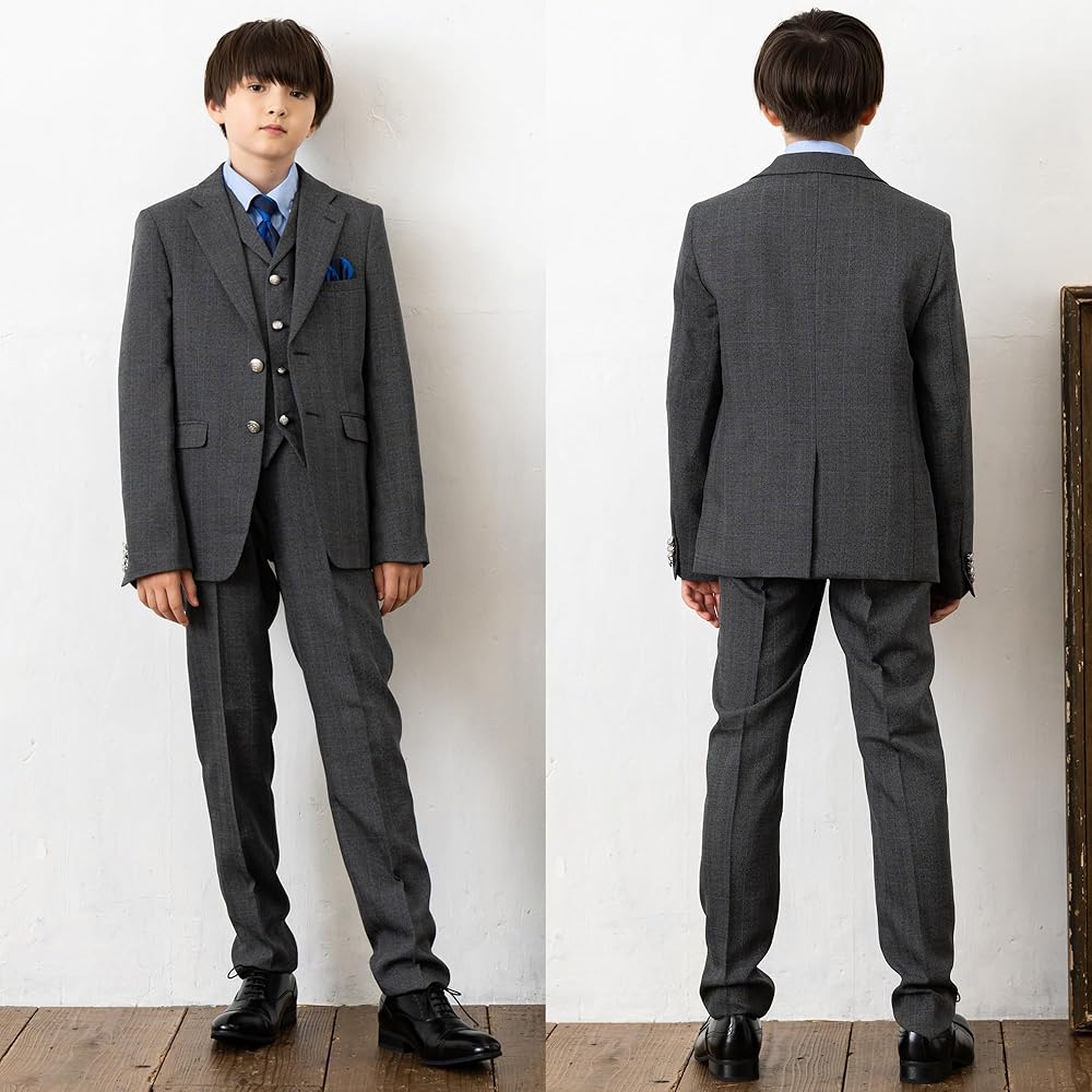 Amazon | WANDER FACTORY スーツ フォーマル 男の子 卒業式 (140cm