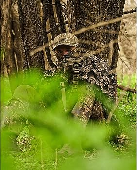 Amazon.com: Banded New Gear - 3D Leafy Ghillie Hunting Jacket (US