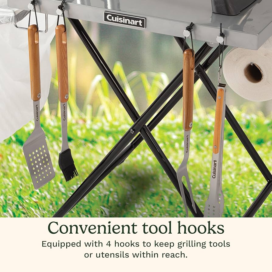 Amazon.com : Cuisinart Fold 'n Go Prep Table, Portable Folding