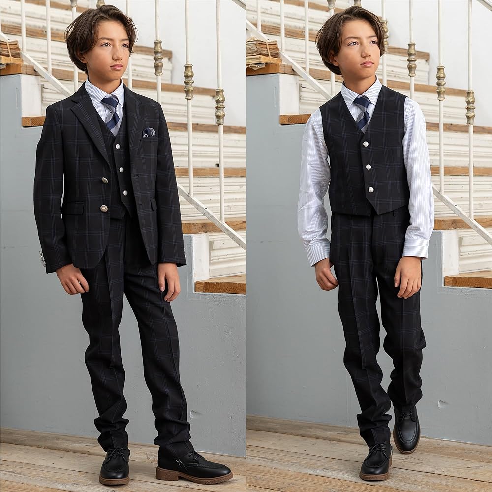 Amazon | [ワンダーファクトリー] 卒業式 スーツ 男の子 6点セット