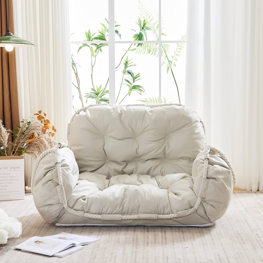 Amazon｜ソファー AFNGWWIN 1人掛け フロアソファ ソファ ソファベッド