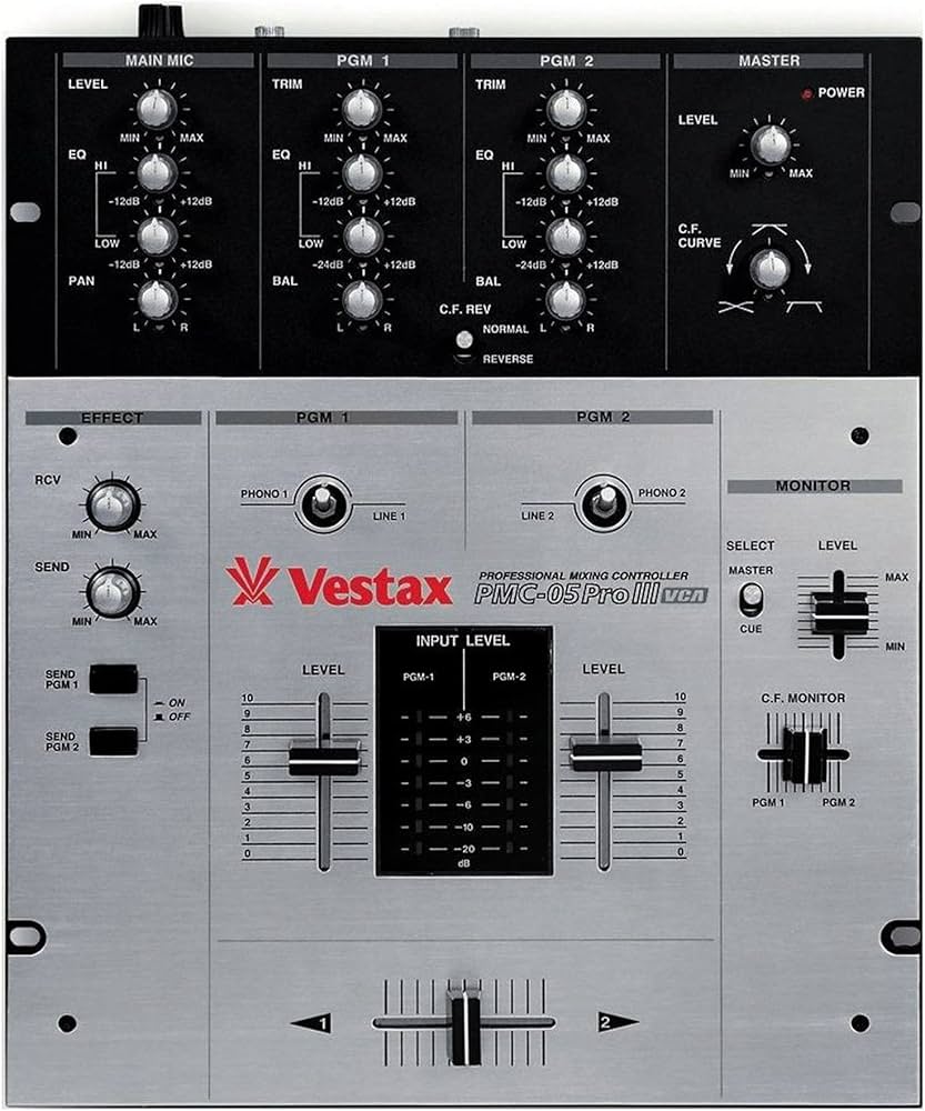 Amazon | Vestax DJミキサー PMC-05PRO3 VCA エフェクトセンド
