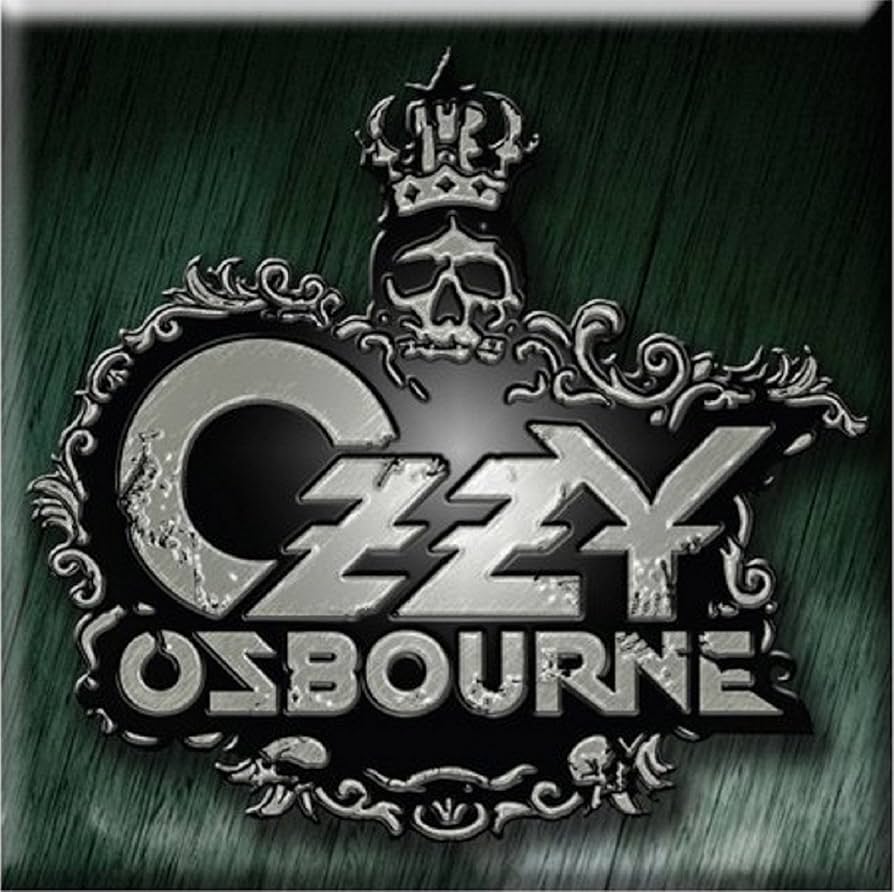 Amazon.co.jp: Ozzy Osbourne 冷蔵庫用マグネット Crest Logo 新しい