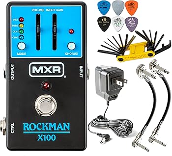 Amazon.com: MXR MX100 Rockman X100 Analog Tone Processor Effects