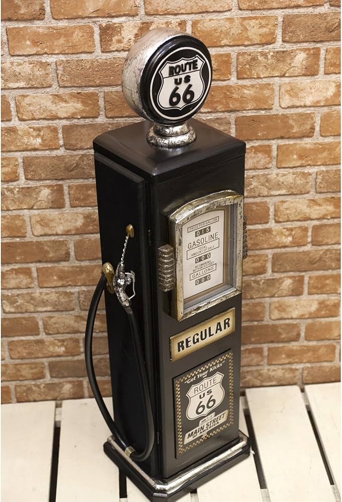 Amazon｜ROUTE66 ガスポンプ型 4段 キャビネット （Lサイズ 84cm