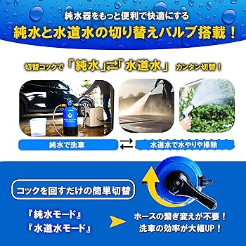 Amazon.co.jp: HydroCleanPRO 洗車用 純水器 スターターセット モード