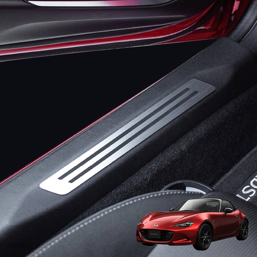 Amazon | BARZA スカッフプレート マツダ ロードスター ND用 (アルミ