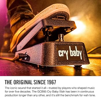 Amazon.com: Dunlop Original Cry Baby Standard Wah (GCB95