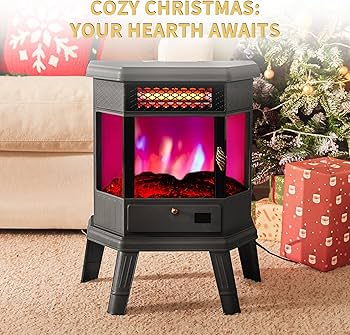 Amazon.com: RealSmart Electric Fireplace Heater 22 in Freestanding