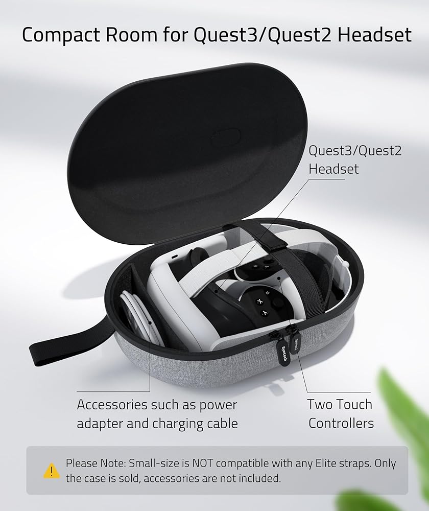 Amazon.com: Syntech Hard Carrying Case Compatible with Meta Quest