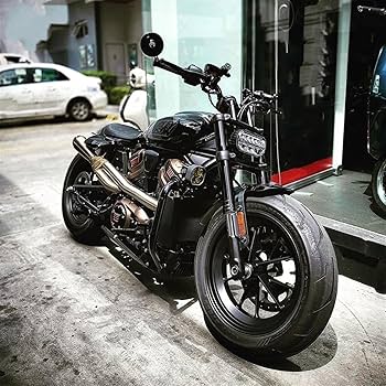 Amazon | 摩托车镜 オートバイバーエンドミラー用ハーレースポーツ