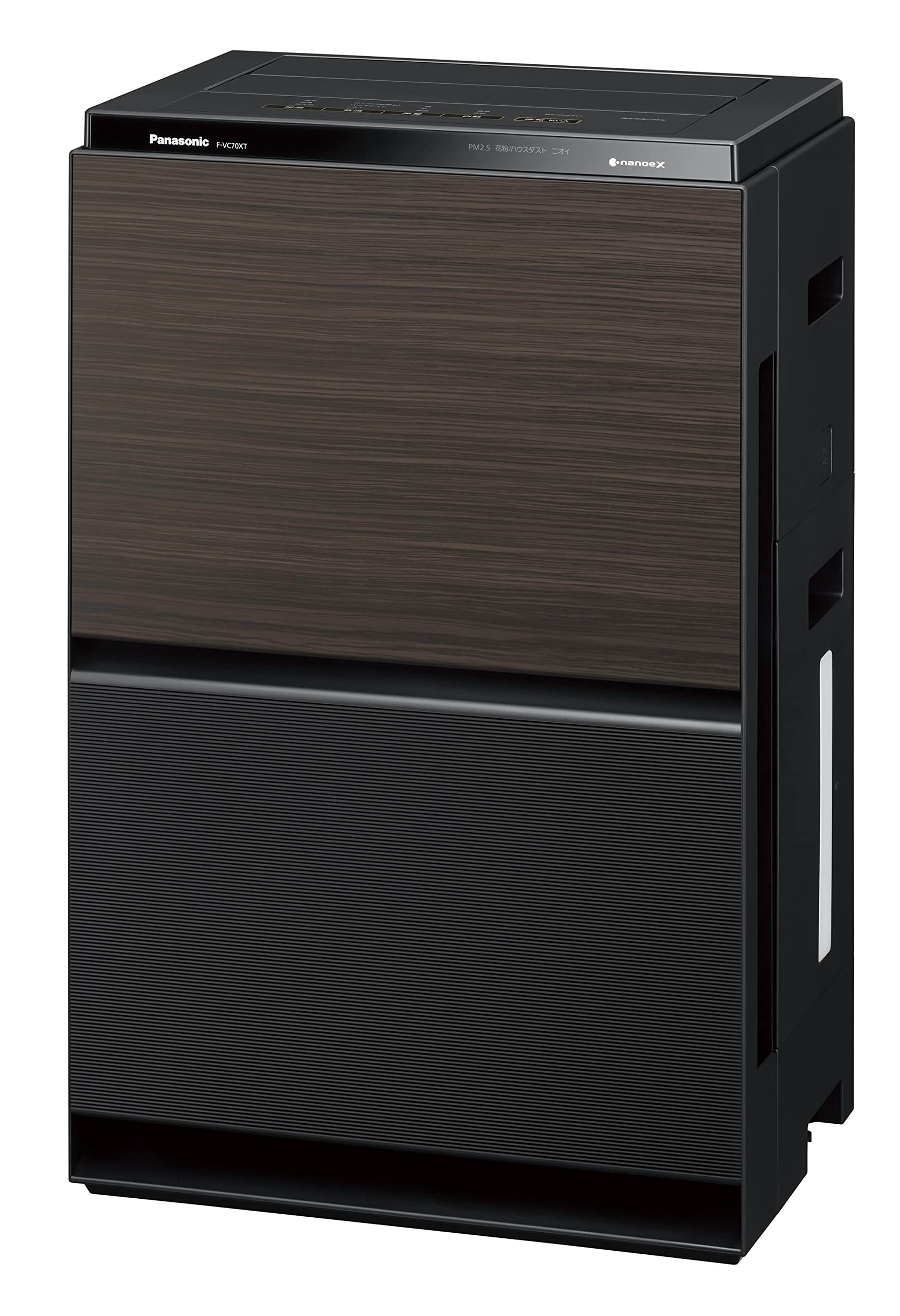 Panasonic 加湿空気清浄機 F-VC70XR 人気モデル 木目調パネル