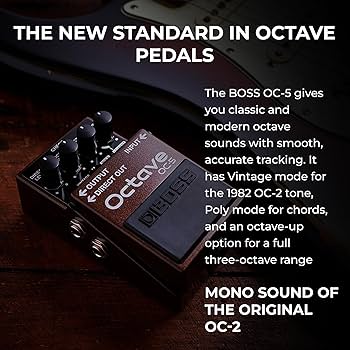 Amazon.com: Boss OC-5 Octave Pedal Bundle with Gearlux Instrument
