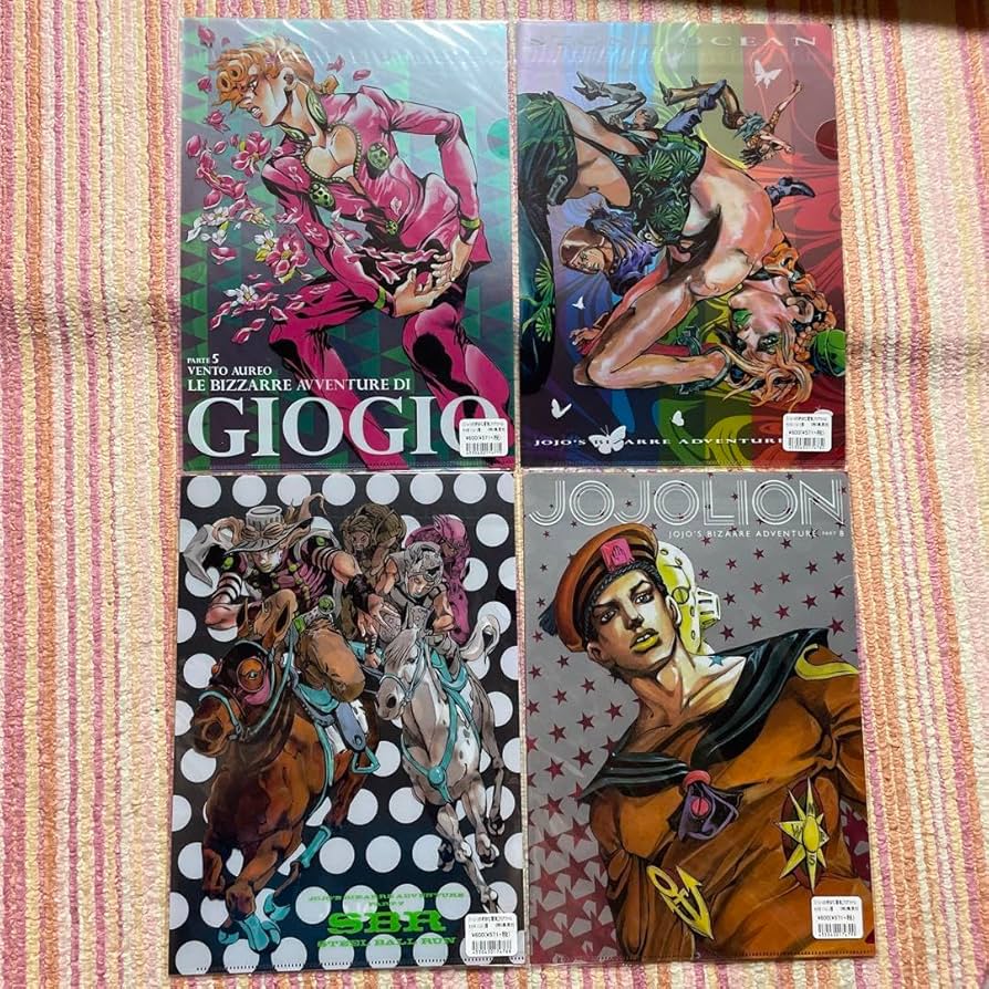 Amazon.co.jp: ジョジョ クリアファイル 2種セット 荒木飛呂彦 原画展