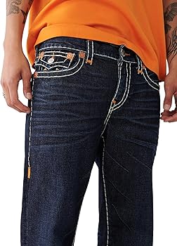 True Religion Brand Jeans Men's Billy Double Raised Super T Flap