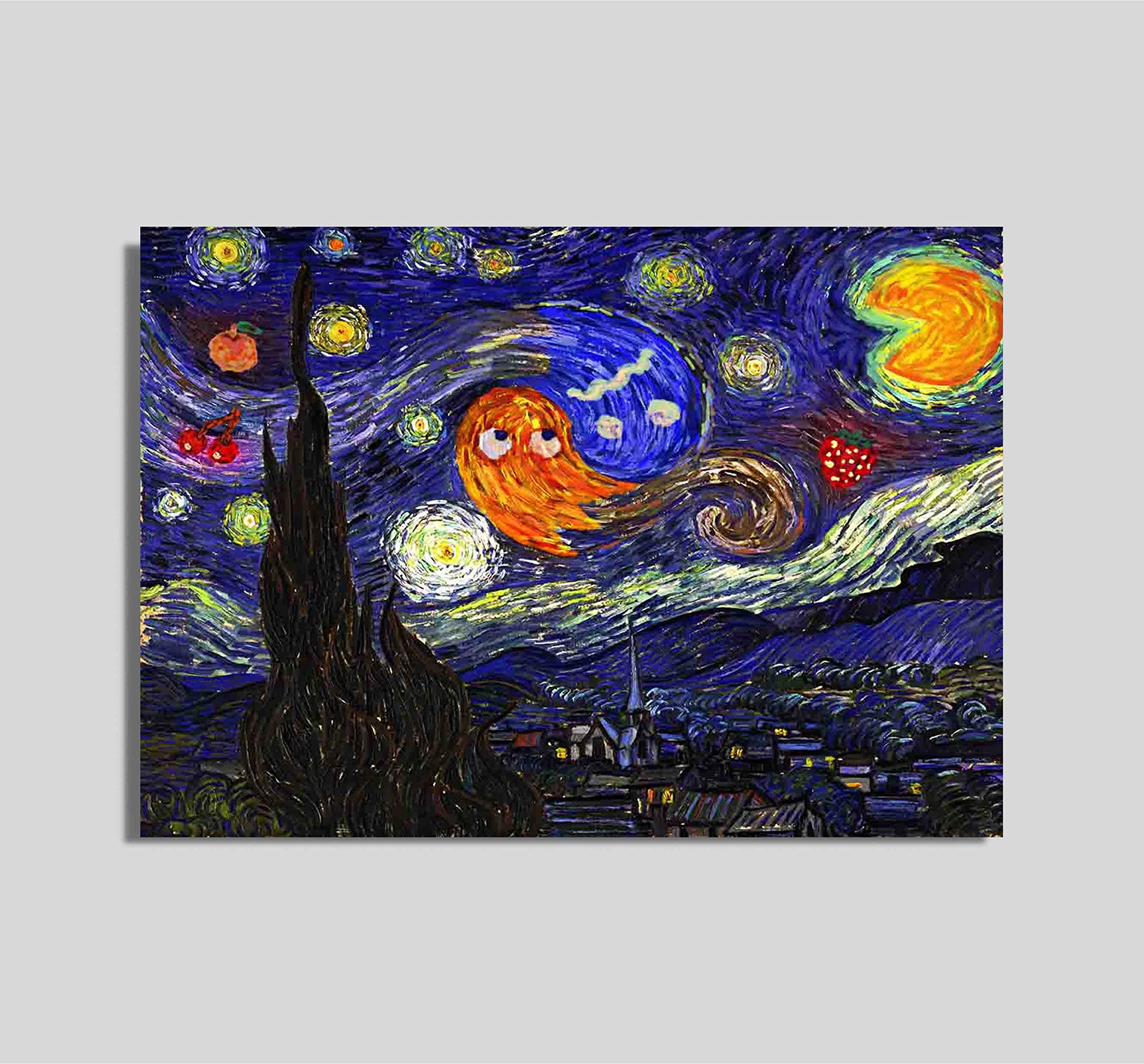 Amazon.co.jp: ヴィンセント・ヴァン・ゴッホ 星月夜ミックス ポスター